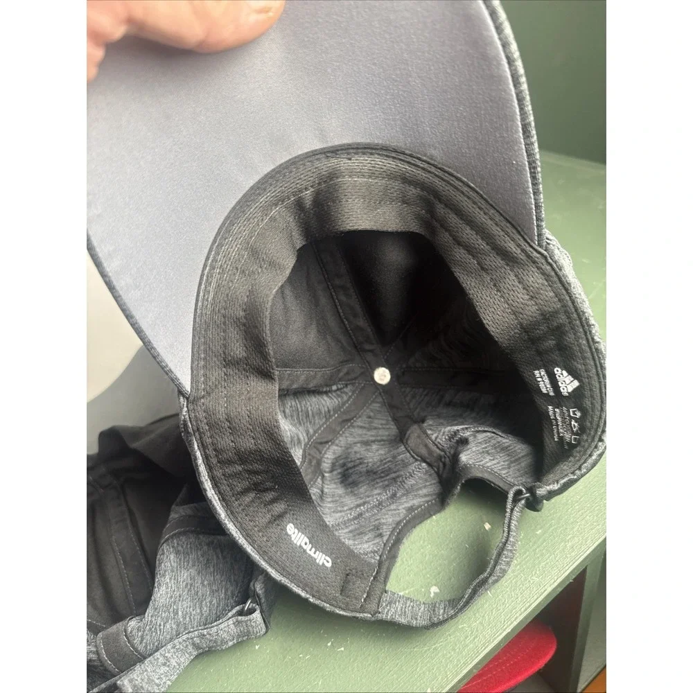 Two Adidas Performance Climalite Knit Golf Hats - OSFM